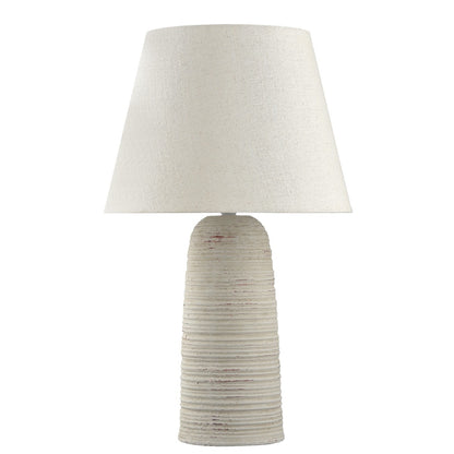 Rinconera Noola Beige ALEMAR con pantalla de tela - Vista principal