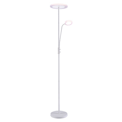 Lámpara de pie LED BAYANI BELAIR para lectura, modelo 6503WH de LuzGuru