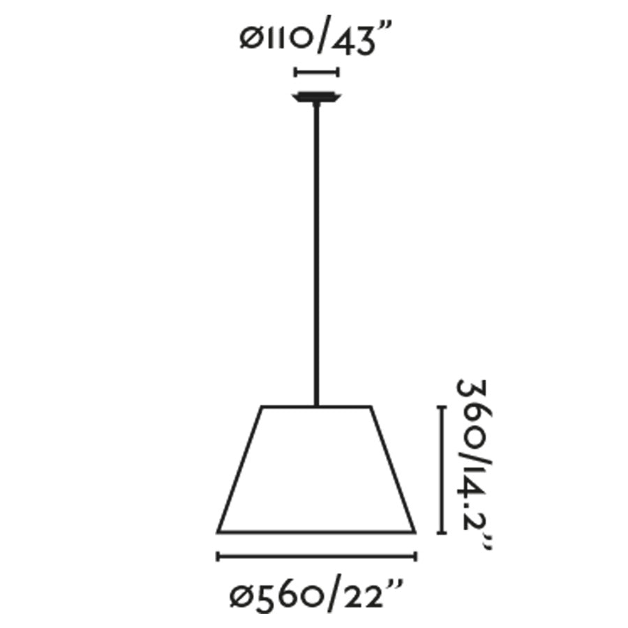 Colgante SUMBA con altura ajustable hasta 236cm, perfecto para salón
