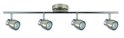 Regleta de focos orientables con giro 360º ideal para salón