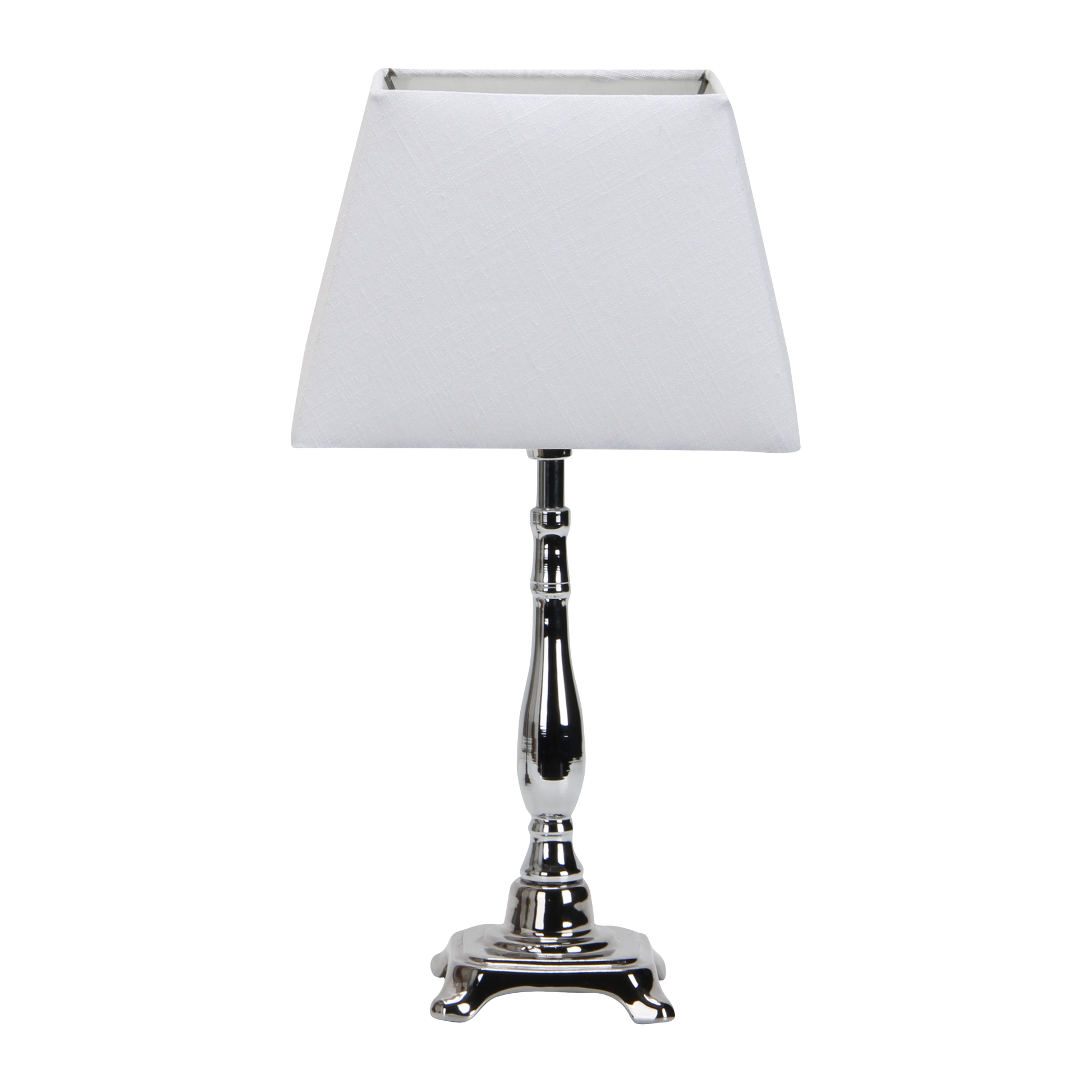 Sobremesa Ciclido Cromo E27 de Fabrilamp/Abrila. Diseño elegante y clásico para tu hogar. Disponible en luzguru.com