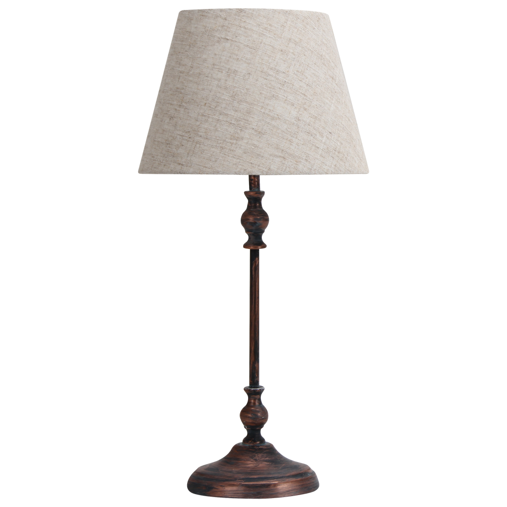 Sobremesa con portalámparas E27 para luz suave y uniforme