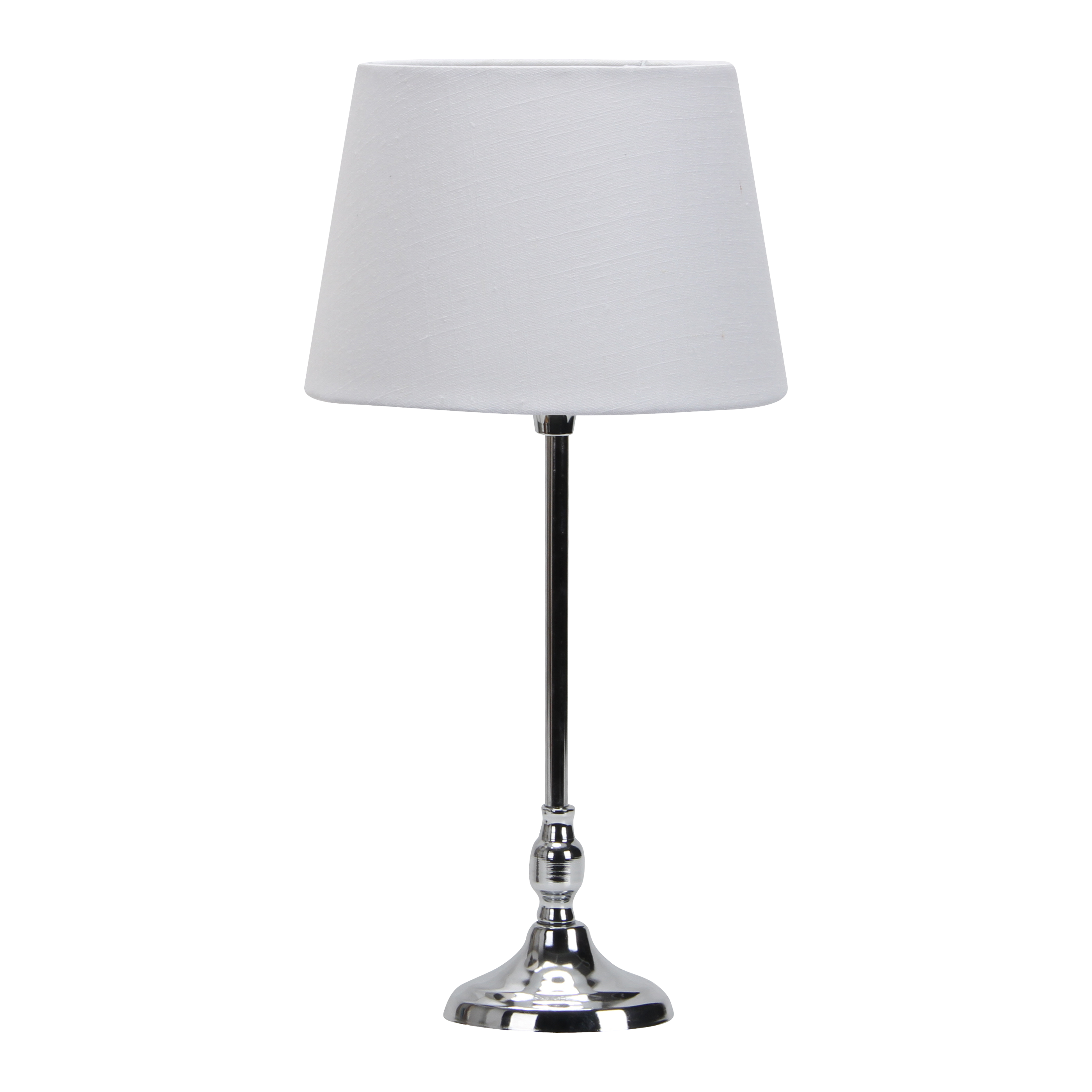 Sobremesa Rasbora Cromo E27 de Fabrilamp, diseño clásico y elegante para tu hogar. Compra en luzguru.com