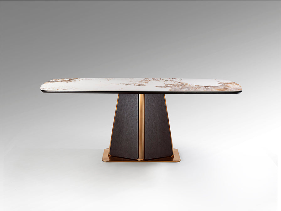 Mesa de Comedor Luca Roble Oscuro - Schuller - 412094 - Vista 6