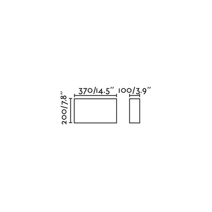 Aplique de pared con protección IP20, ideal para iluminación ambiental en hogar