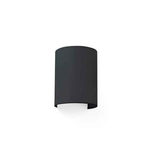 Aplique de pared COTTON Negro Redondo Textil FARO 66408