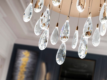 Lámpara Lágrimas 20 Luces Oro Rosa Regulable - Schuller - 452274 - Vista 3