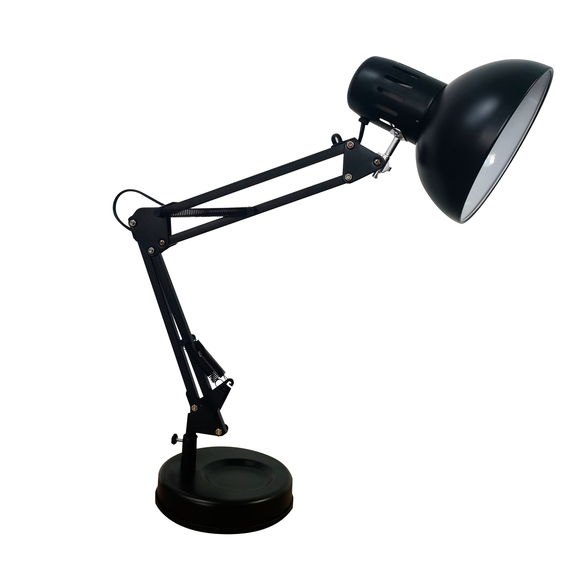 Lámpara de mesa con brazo articulado para luz directa