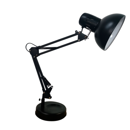 Lámpara de mesa con brazo articulado para luz directa