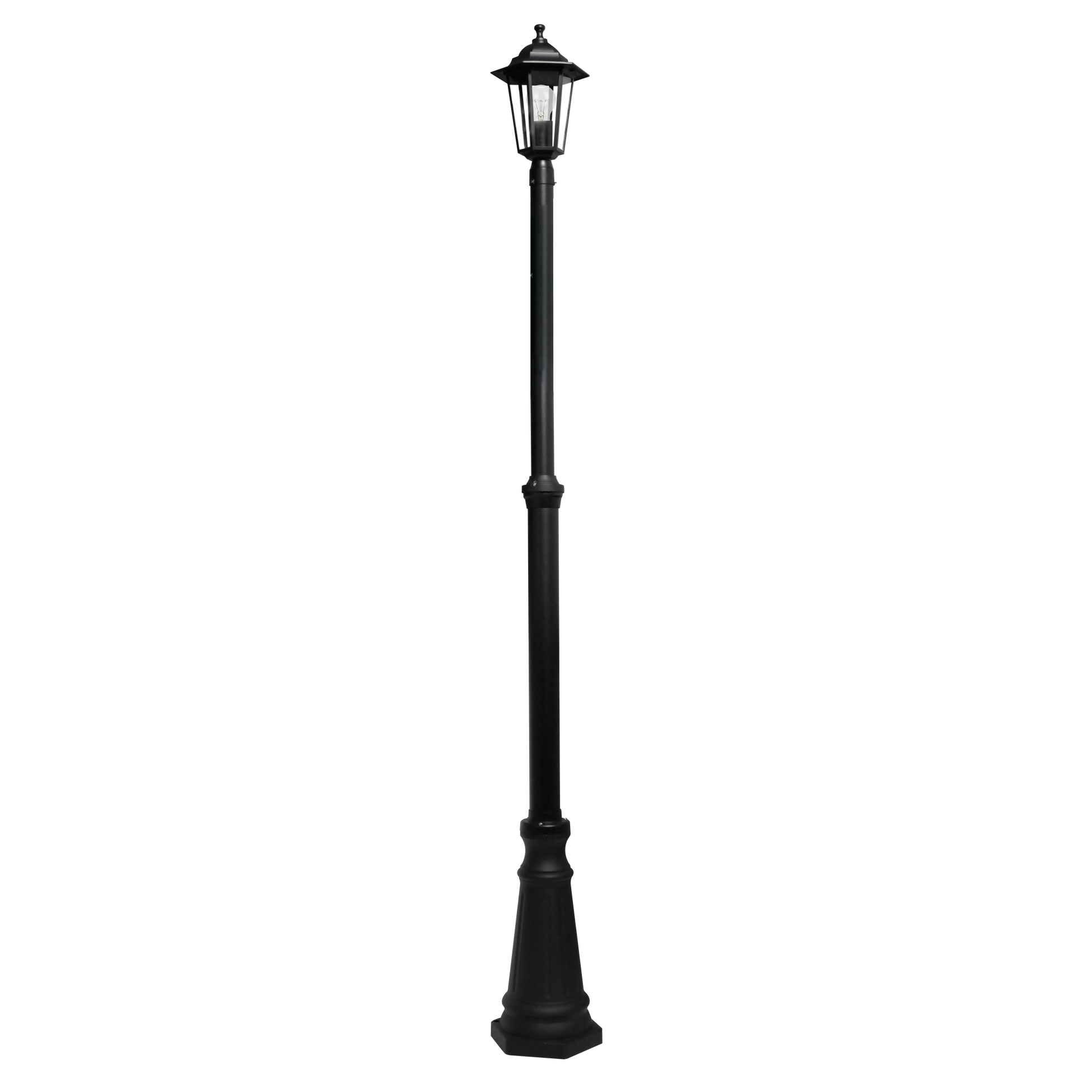 Farola regulable en altura perfecta para patios
