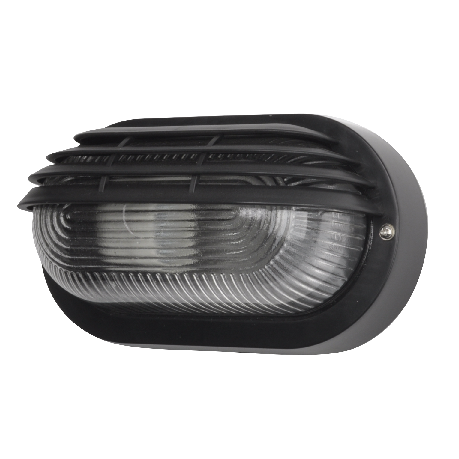 Aplique Canopus fabricado en Policarbonato color Negro, ideal para exterior