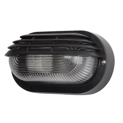 Aplique Canopus fabricado en Policarbonato color Negro, ideal para exterior