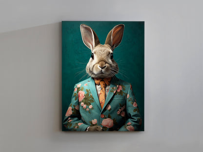 Cuadro Pintura Acrílica Mr Rabbit 90x120 cm Schuller en ambiente decorado | Schuller · Ref. 679602