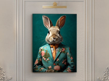 Cuadro Pintura Acrílica Mr Rabbit 90x120 cm Schuller en ambiente decorado | Schuller · Ref. 679602