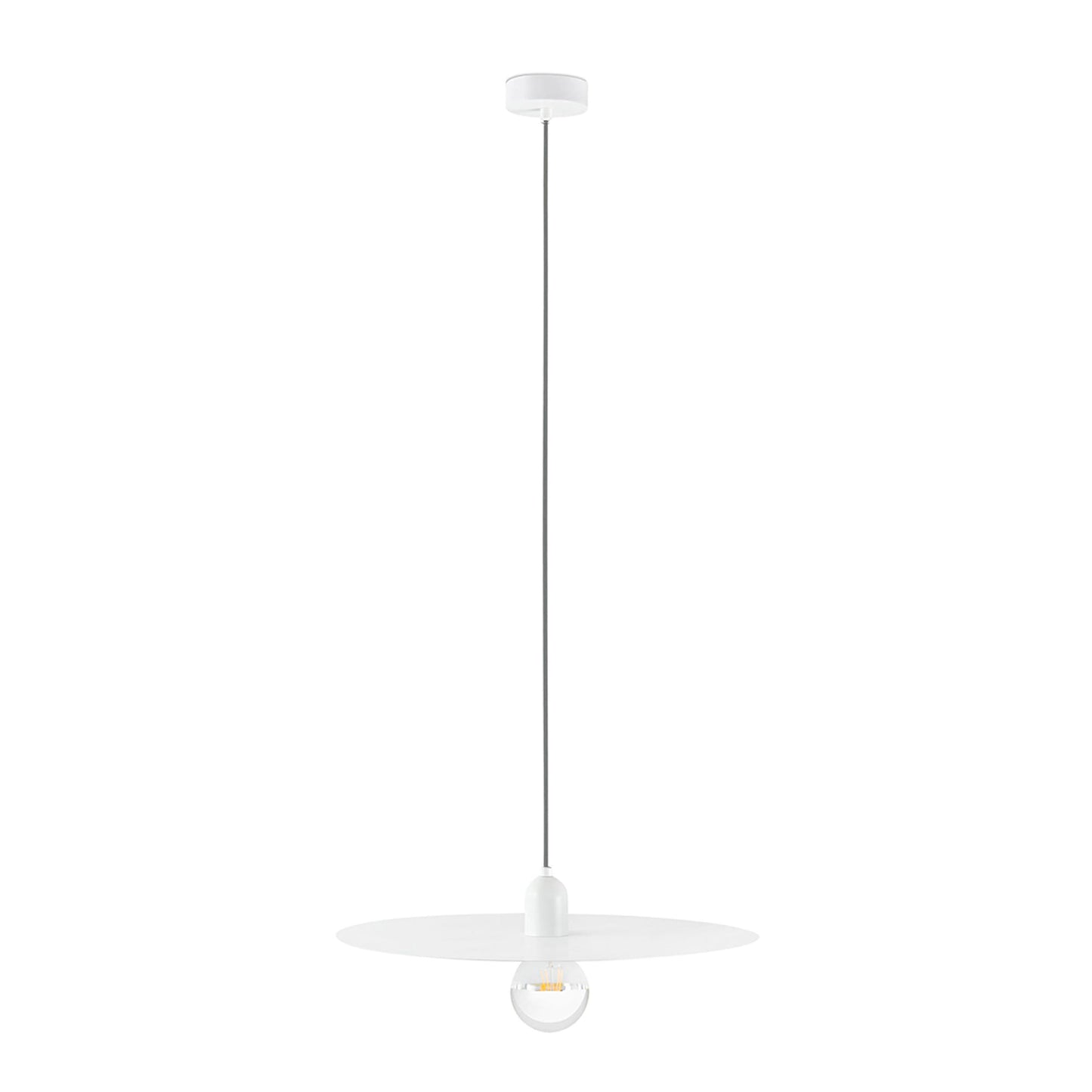 PLAT Lámpara Colgante Blanca Estilo Escandinavo FARO 68146