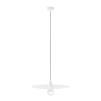 PLAT Lámpara Colgante Blanca Estilo Escandinavo FARO 68146