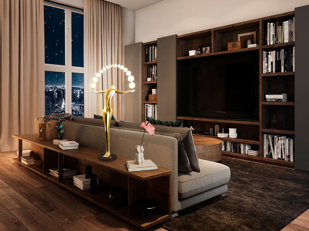 Golden LED Liberty Decorative Figure | Schuller | 683616