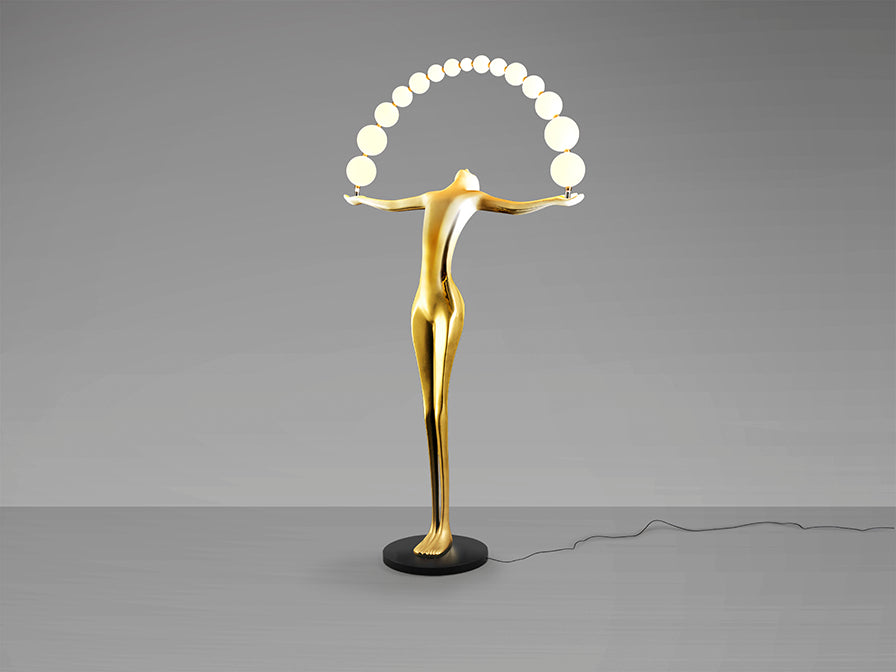 Golden LED Liberty Decorative Figure | Schuller | 683616