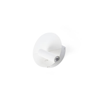 Aplique Lector DUAS USB C Blanco Mate Acero Faro - vista principal | FARO · Ref. 68467N