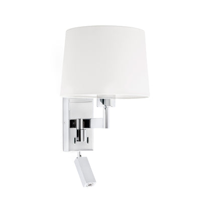 ARTIS Aplique con Lector Cromo y Pantalla Blanca FARO 68493-01