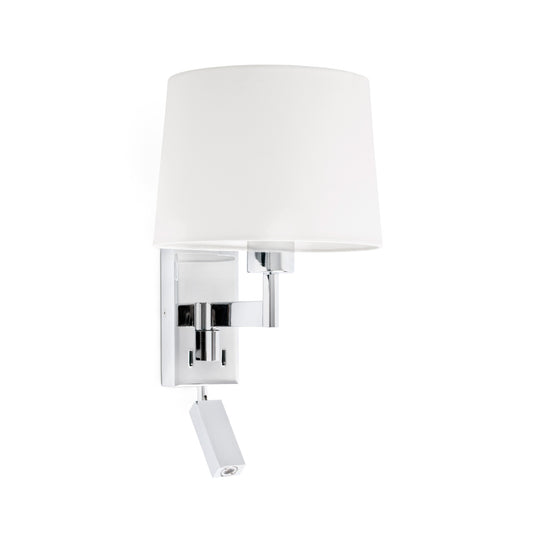 ARTIS Aplique con Lector Cromo y Pantalla Blanca FARO 68493-01