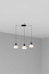Lámpara colgante KOMBO beige FARO estilo moderno, referencia 68594-3L
