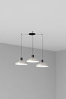 Lámpara Colgante KOMBO Gris Metal Faro para Salón Comedor 68595-3L