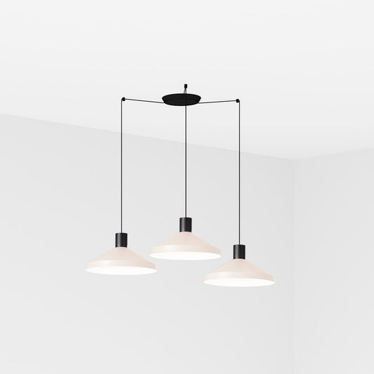 Lámpara Colgante Kombo 400 3L Beige 40 cm Faro - vista principal | FARO