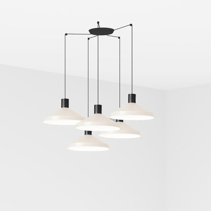 Lámpara Colgante Kombo 400 5L Beige 40 cm FARO - vista principal | FARO · Ref. 68596-5L