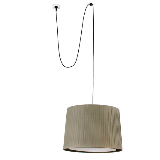 Lámpara Colgante SAMBA FARO Negra y Verde 68604-46 para Salón