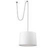 CONGA Lámpara Colgante Clavija Blanca FARO, luminaria colgante para interior 68604-54