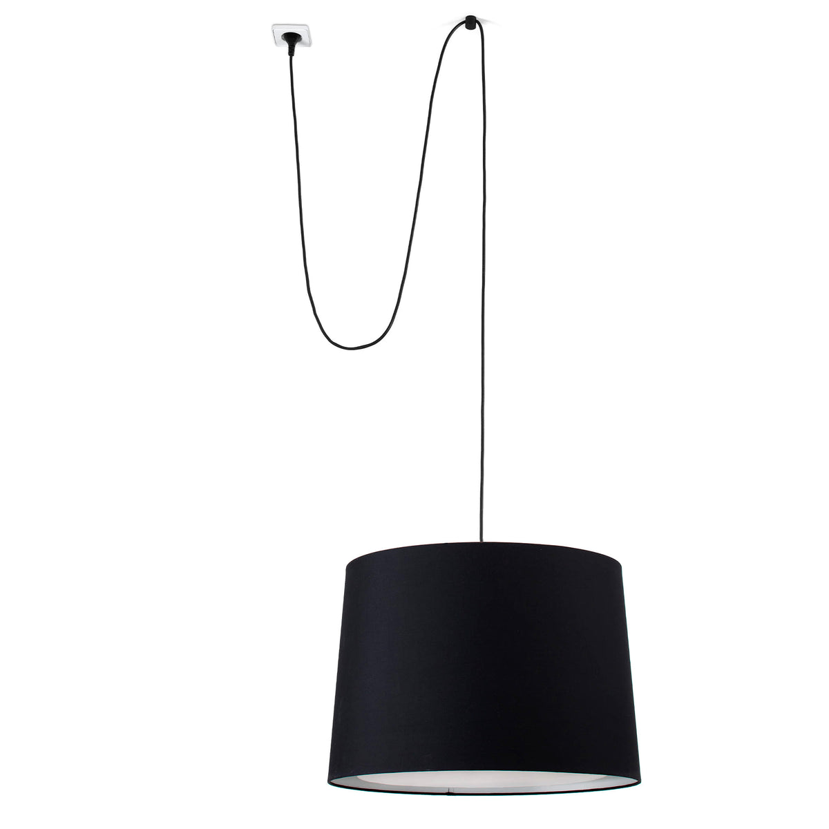 Lámpara Colgante CONGA 50 cm Negro con Clavija y Cable 5 m FARO - vista principal | FARO · Ref. 68604-56