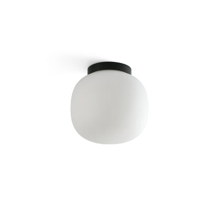 Plafón Diseño Orgánico Negro FARO AMELIA 68611 para iluminación interior