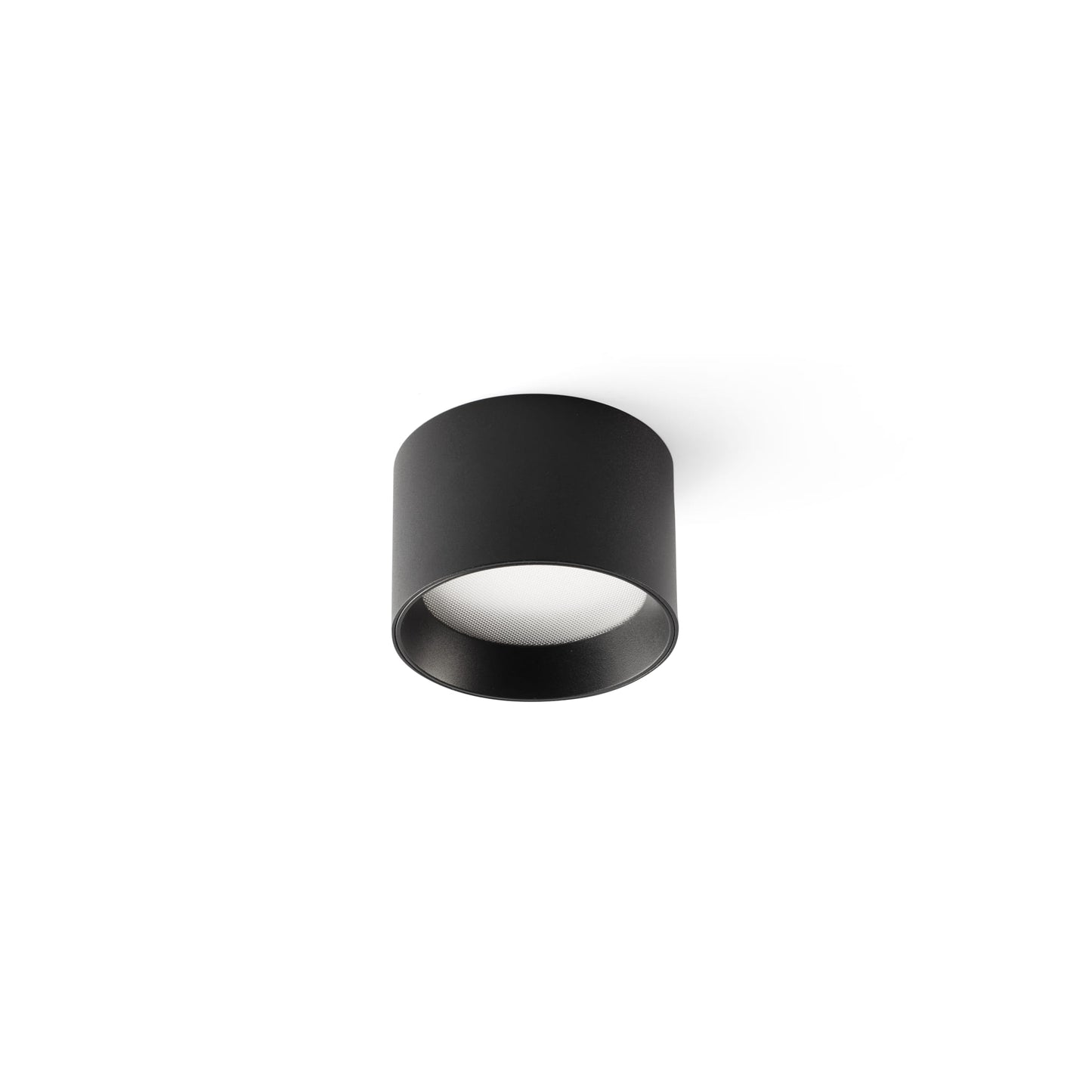 Plafón LED Minimalista Negro Mate Faro MIZU 68616