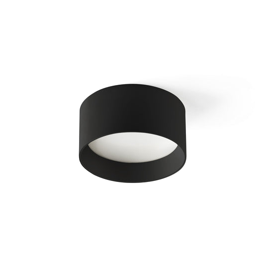 Plafón LED Minimalista Negro Mate FARO MIZU 68618