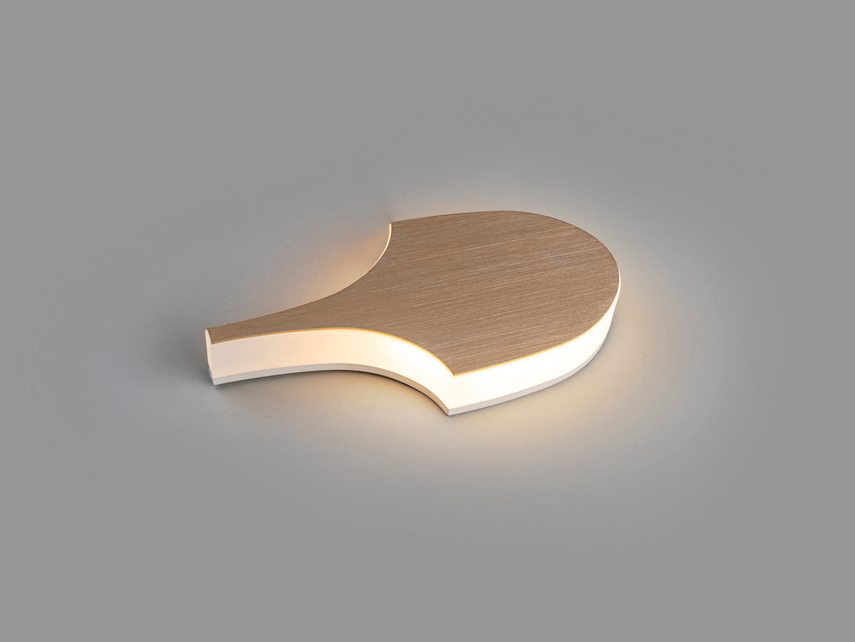 Aplique de Pared LED Serea 6W Dorado Moderno Schuller en ambiente decorado | Schuller