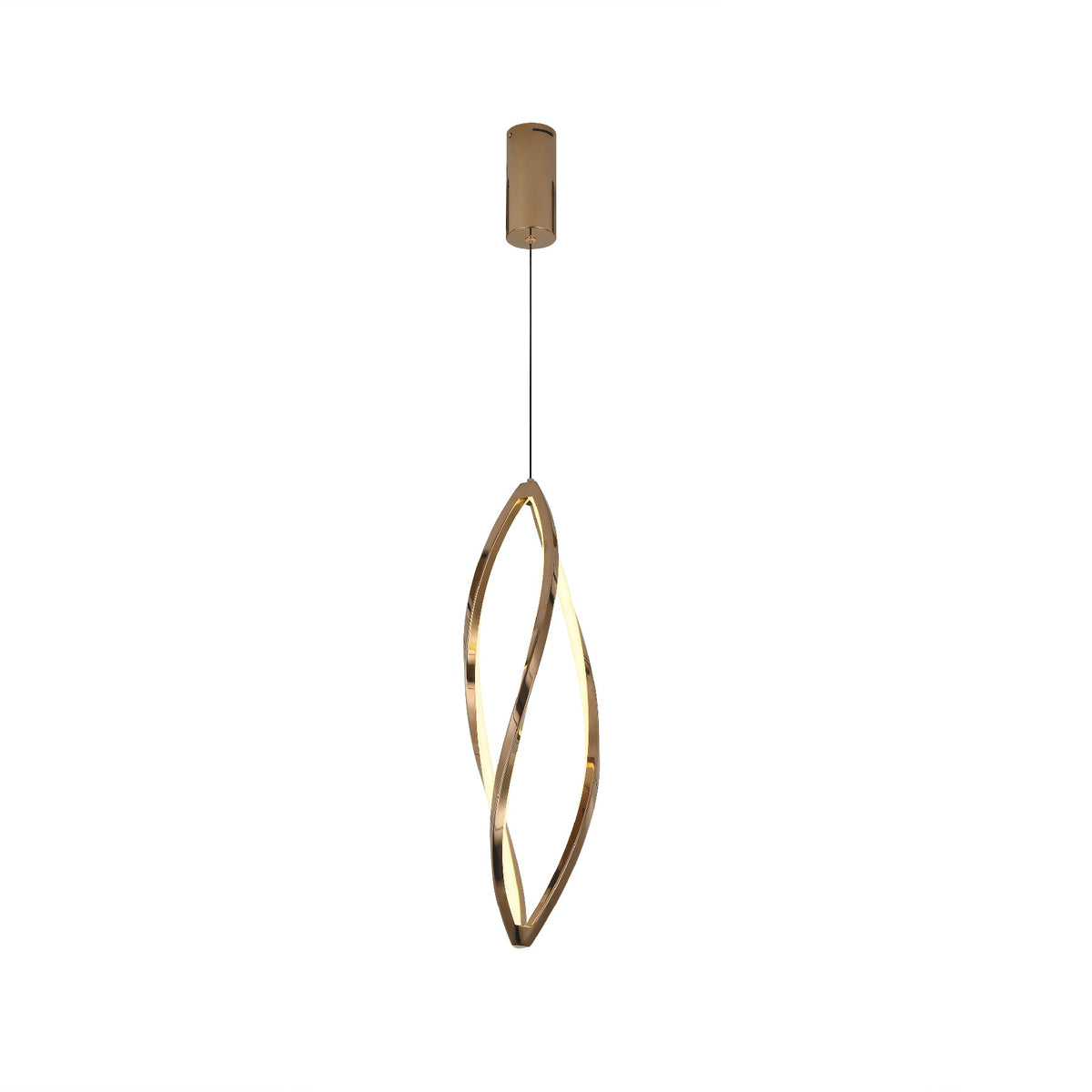 Lámpara Colgante LED Adele 35W Oro Rosa Schuller en ambiente decorado | Schuller