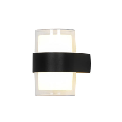 Aplique exterior LED Bowl negro Alemar 6W IP54 - Vista principal