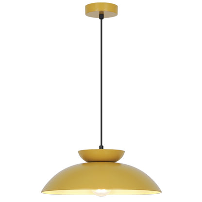 Colgante Idea amarillo ALEMAR con tulipas dobles - Vista principal