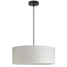 Colgante 1 luz Mera saco beige ALEMAR con pantalla cilíndrica - Vista principal