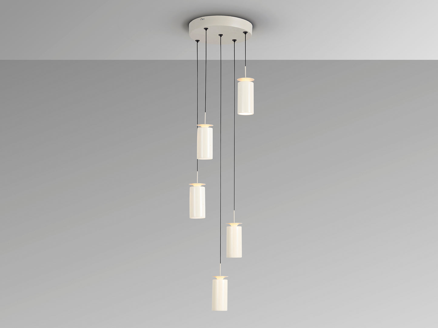 Lámpara Colgante Alfara 5 Luces Crema D35 - Schuller - 216647 - Vista 4