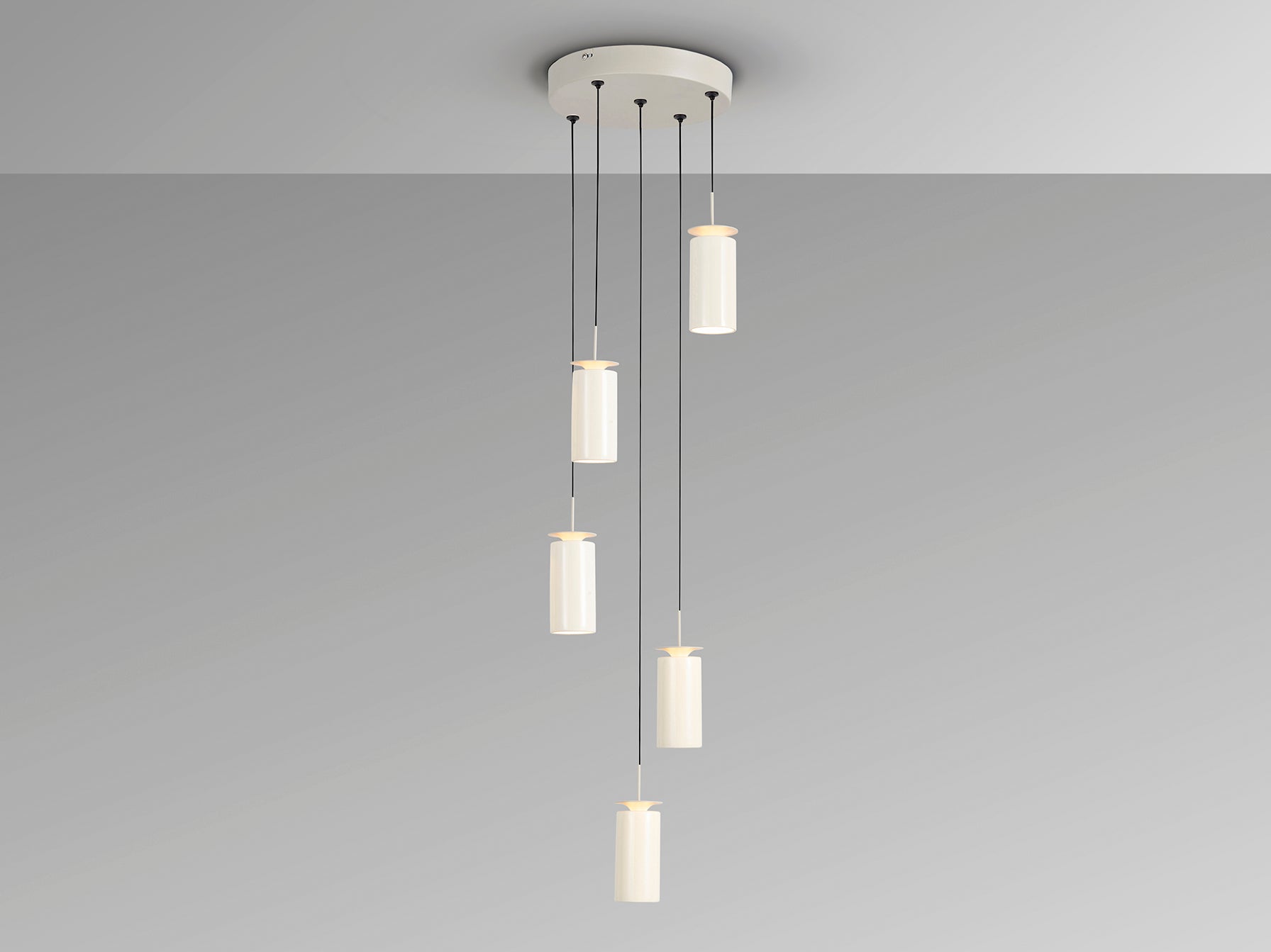 Lámpara Colgante Alfara 5 Luces Crema D35 - Schuller - 216647 - Vista 4