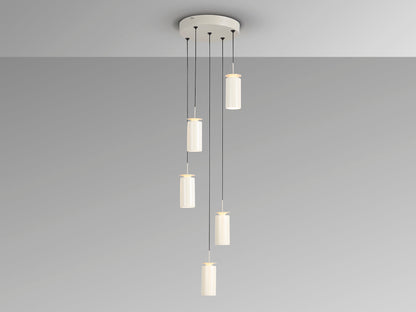 Lámpara Colgante Alfara 5 Luces Crema D35 - Schuller - 216647 - Vista 4