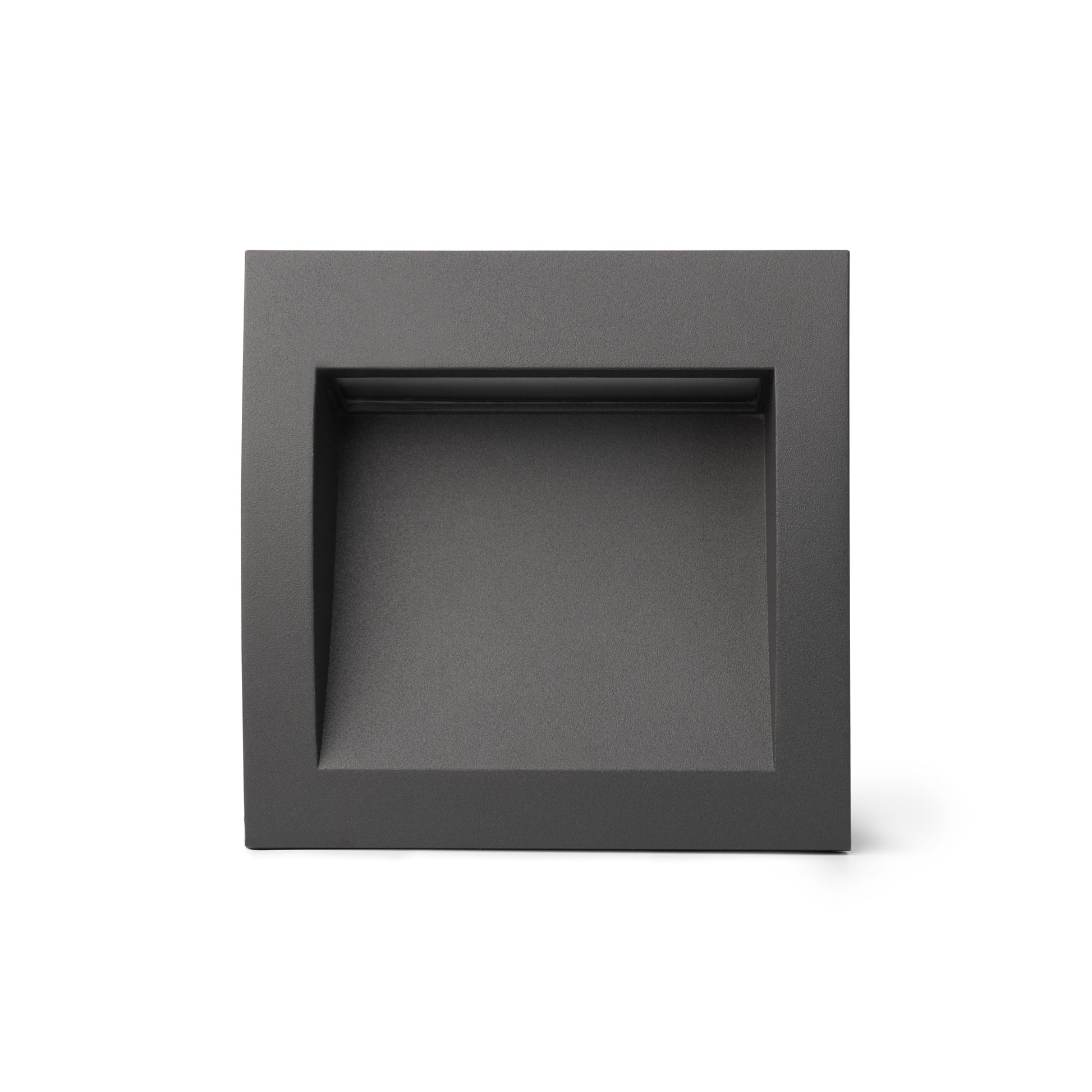 Luz Empotrable Pared Exterior FARO Sedna SQ 140 Gris Oscuro 70148