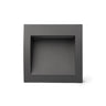 Luz Empotrable Pared Exterior FARO Sedna SQ 140 Gris Oscuro 70148