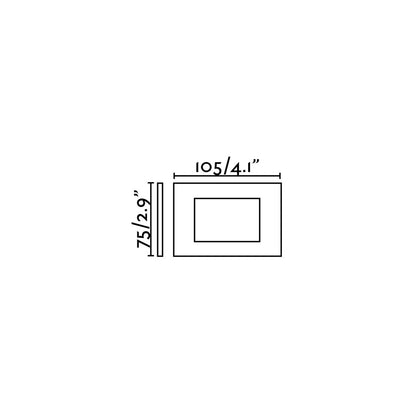 Luminaria empotrable con protección IP65 contra agua y polvo