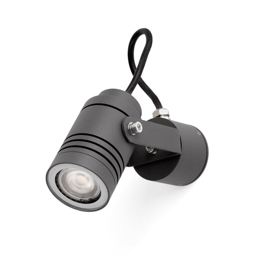 LIT Proyector de Pared Exterior Gris Oscuro FARO 70260 para iluminación confiable