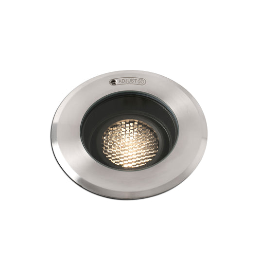 Empotrable Exterior Orientable GEISER 130 Gris Inoxidable FARO - vista principal | FARO