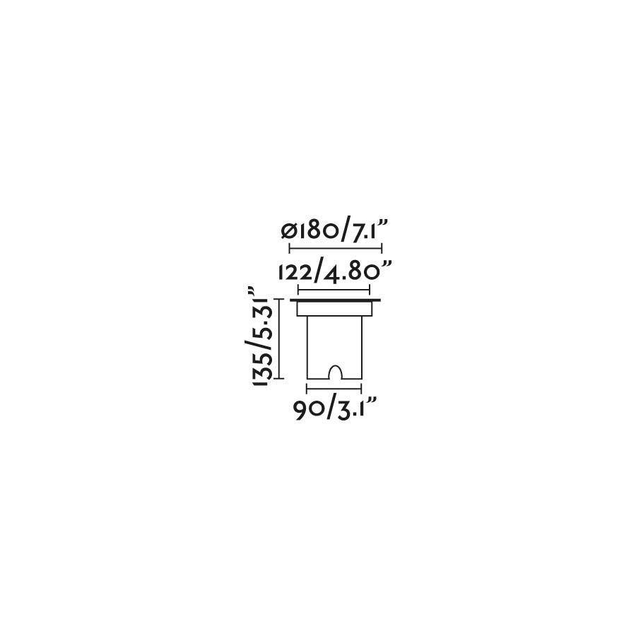 Empotrable Geiser fabricado en Acero Inoxidable 316L color Inoxidable, resistente y duradero.