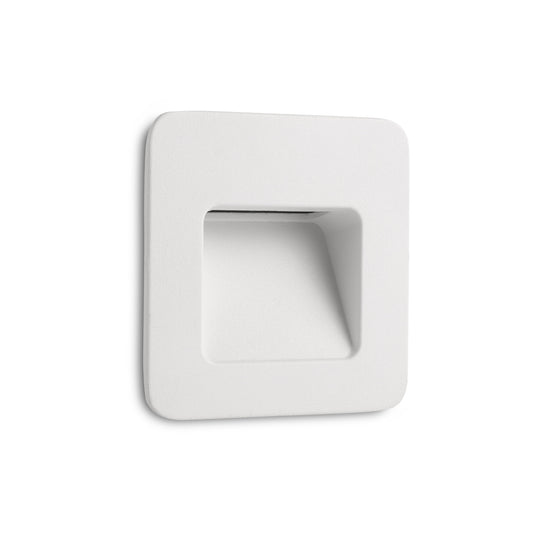 Empotrable de Pared Exterior LED NASE SQ Blanco Mate Faro - vista principal | FARO